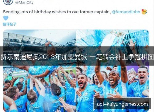 费尔南迪尼奥2013年加盟曼城 一笔转会补上争冠拼图
